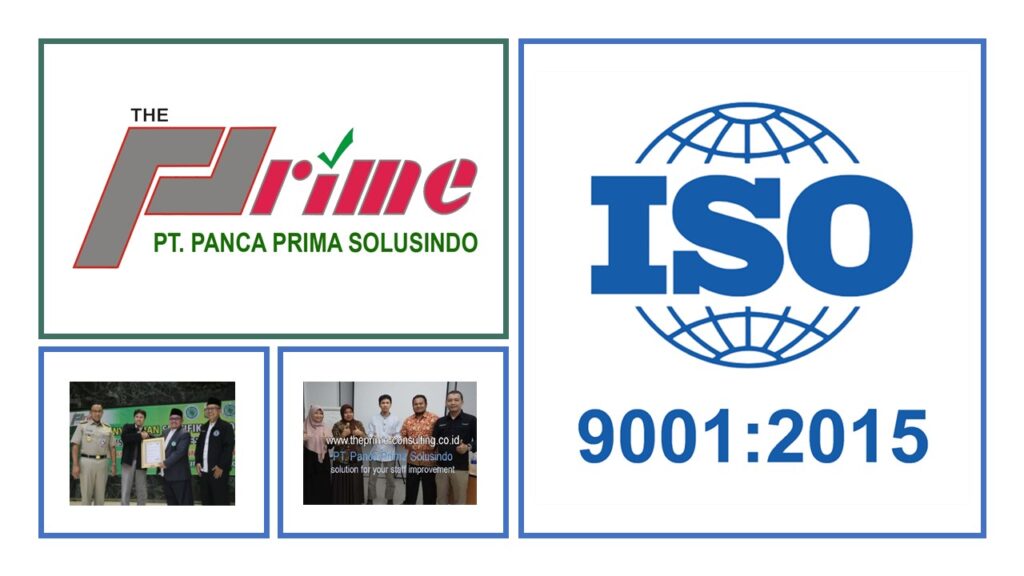 Pelatihan SMM ISO 9001; Sertifikasi ISO 9001; Logo ISO 9001; Logo The Prime